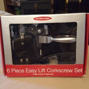 6 Piece Corkscrew Set.